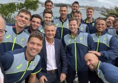 Aussie PM hosts Ashes stars ahead of final Test