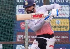 PIX: Kohli, Rohit hit the nets hard ahead of NZ ODIs