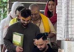 Virat, Anushka celebrate IPL 2026 win with ashram visit in Vrindavan
