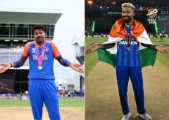 Hardik Shows Off Famous Celebration After Win