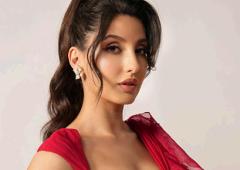 Nora, Shraddha Glow In Sindoor Red 