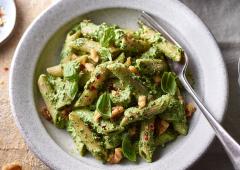 Recipe: Kale-Walnut Pesto Penne