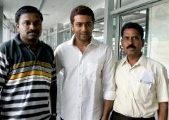 Spotted: Tamil actor Suriya in Bangalore
