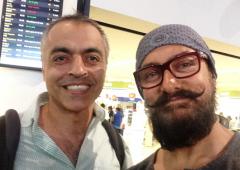 Spotted: Aamir Khan at Auckland airport