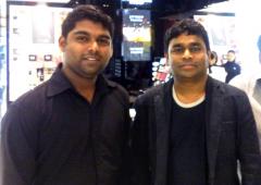 What is A R Rahman doing at a Dubai mall?