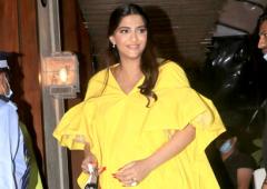 Mama-to-be Sonam GLOWS In Yellow!