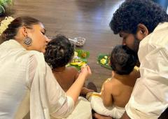 Nayanthara-Vignesh, Twins Celebrate Onam