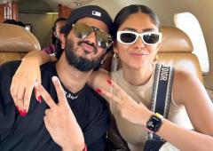 Dulquer's Fun Birthday With Mrunal