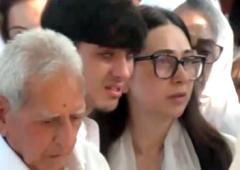 Karisma, Kids At Sunjay Kapur's Funeral