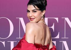 Jacqueline Looks Red Hot In Cannes