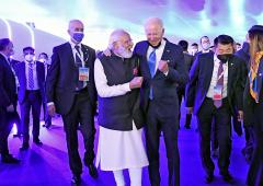 What is Biden trying to tell Modi?