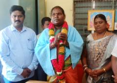 Dakshayani, Transwoman Panchayat Secy