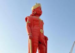 PHOTOS: Modi unveils 108-ft statue of Lord Hanuman