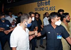 Did Rahul Travel 2nd Class To Udaipur?