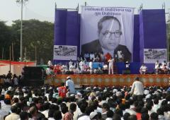 'Ambedkar's contribution is bigger than Gandhi's'