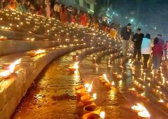 21,000 Diyas Lit For 41 Tunnel Workers