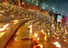 21,000 Diyas Lit For 41 Tunnel Workers