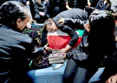 A Mother Mourns Her Dead Son