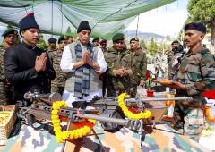 Rajnath's Shastra Puja Message For China