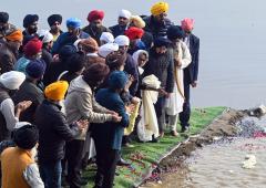 Dr Singh's Asthi Visarjan