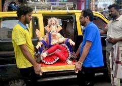 Mumbai Takes Its Beloved Bappa Home