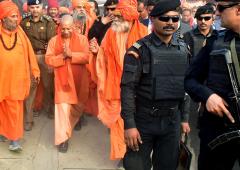 Yogi Surveys Prep For Maha Kumbh Mela