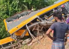 TN: 3 killed as train hits school bus; gatekeeper held