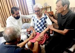 Captain Sabharwal's Grief Stricken Father