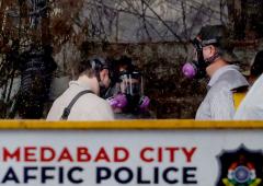 Investigators Examine AI 171 Crash Site