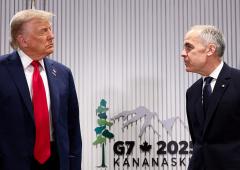 Who Is Trump Looking At So Haughtily?