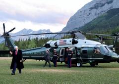 Did Trump Take A Chopper From DC?