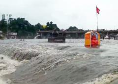Temples Submerged In Godavari