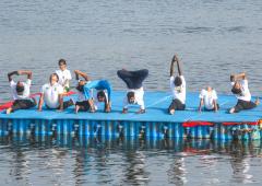 In Pics: India twists and breathes to mark Yoga Day