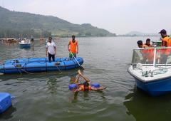 J&K SDRF Conducts Mock Drill At Dal Lake