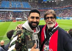 Spotted! Bachchans at FIFA World Cup