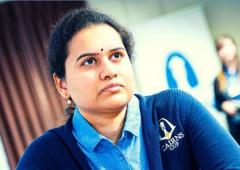 World Rapid Chess: Humpy in joint second spot