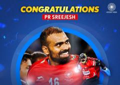 HI congratulates Sreejesh for re-election to FIH