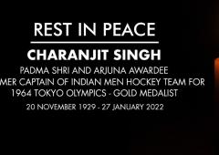 Hockey legend Charanjit Singh no more