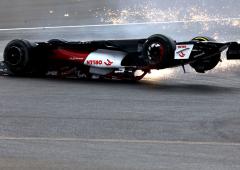 PIX: Zhou's horror crash rocks British F1 Grand Prix