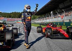 Verstappen on pole in Austria as Mercedes crash