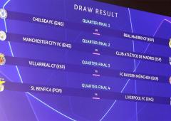 Chelsea face Real Madrid in Champions League quarters