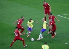 ﻿﻿FIFA WC PIX: Brazil silence Serbia in style