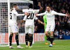 PIX: Real Madrid ease past Chelsea; Milan in semis