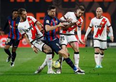 European soccer PIX: Barca stunned by Rayo Vallecano