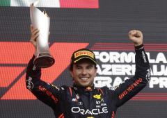 F1: Double delight for triumphant Perez in Baku