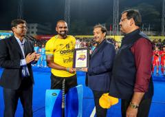 Landmark 300th India Game For Sreejesh