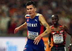 PIX: Ingebrigtsen wins 5,000m; Moraa takes 800m gold