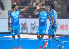India down SA;  finish 9th in hockey World Cup