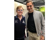 Rocket Man Meets Federer Express!