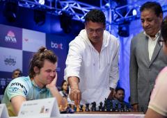 GCL: A day of upsets as Carlsen suffers shock defeat